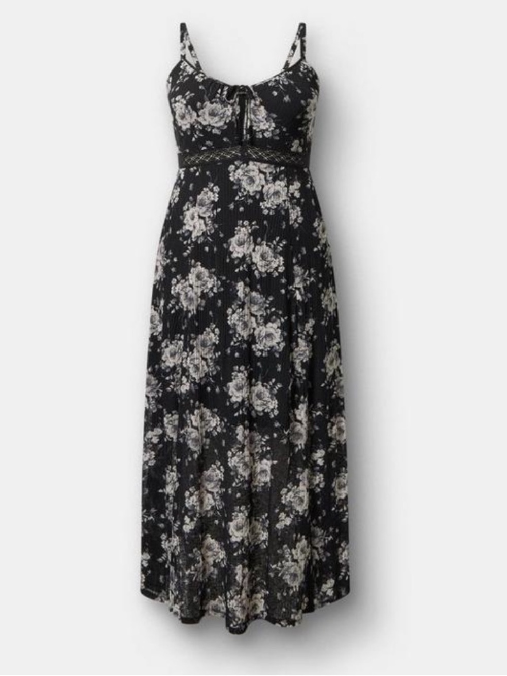 NWT TORRID Double Slit Floral Maxi Dress size 1